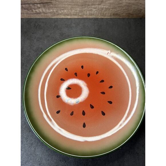 Vintage Albert Kessler & Co Watermelon Plates Set Of 3 - Picture 7 of 11